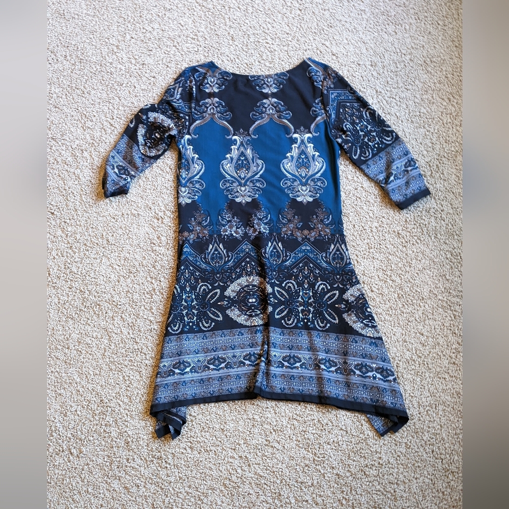 Reborn Tunic Teal and Black